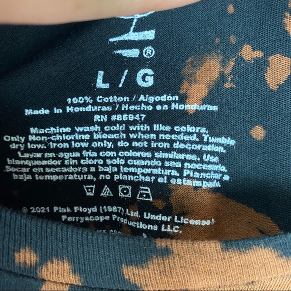 *Pink Floyd Bleach Dye - Picture 4 of 4